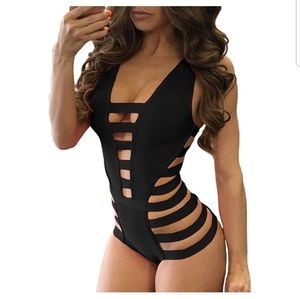 $SOLD$ Sexy Strappy black bathing suit